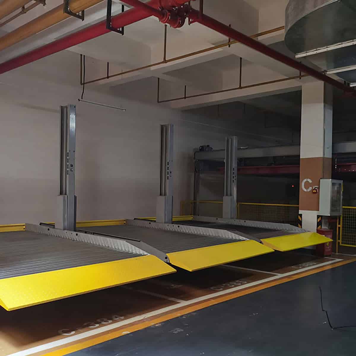 兩柱立體停車場改造